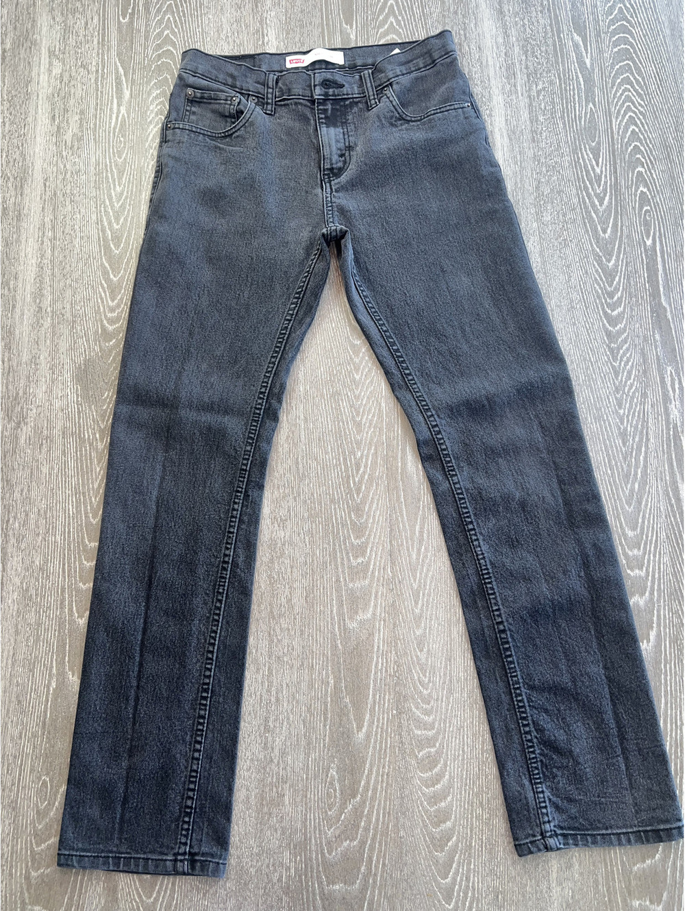 Levi's 511 Slim Fit Gray Jeans 18 Reg W29 L29